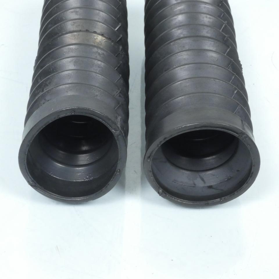 Paire de soufflet de fourche noir Ø33x50x210mm pour moto cyclomoteur cyclo