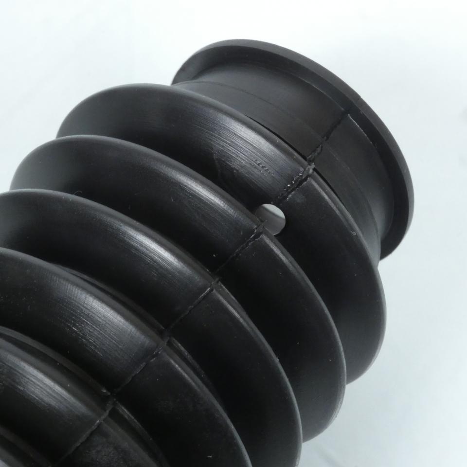 Paire de soufflet de fourche noir Ø30x50x195mm pour moto cyclomoteur cyclo