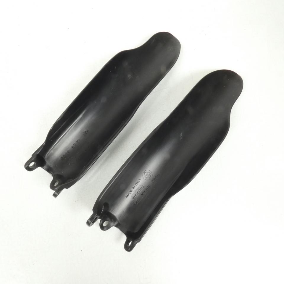 Paire protection de fourche noir UFO pour moto Yamaha 125 YZ YA03896#001 Neuf