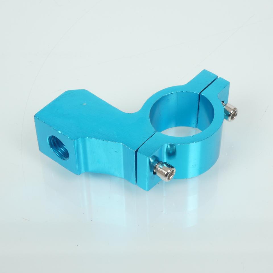 Collier support de rétroviseur Tun'R pour moto scooter alu bleu M10 pas 125 standard