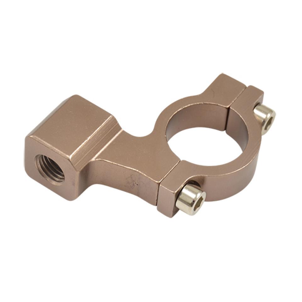 Collier support de rétroviseur Tun'R pour moto scooter alu titane M8 pas 125 standard