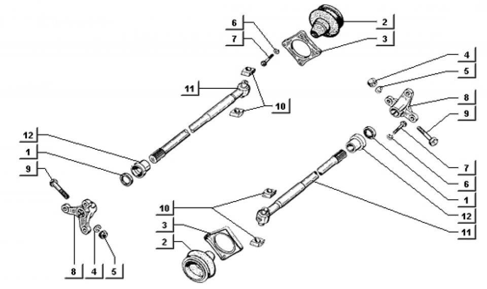 Support divers origine pour Auto Piaggio 200 Ape 1113564 Neuf