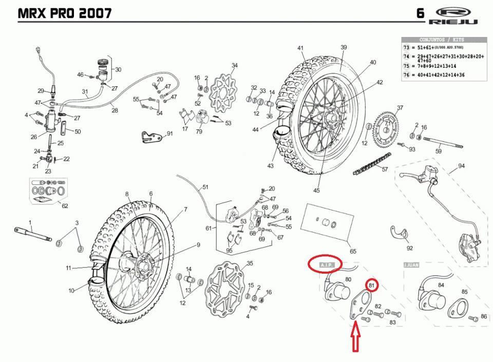 Support capteur compteur AJP pour moto Rieju 50 RS2 0/000.980.7043 Neuf