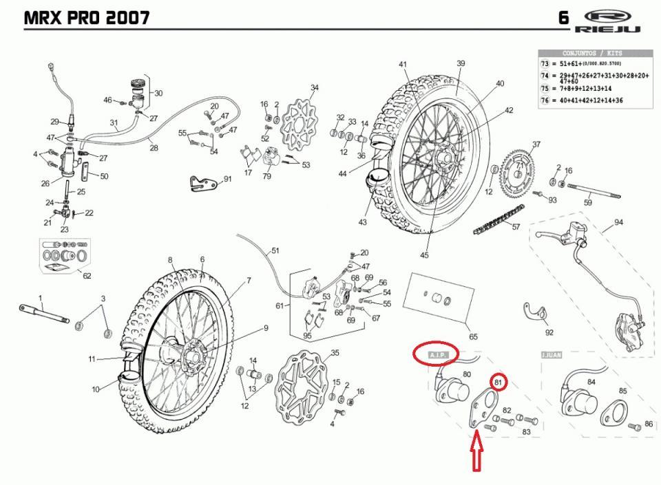 Support capteur compteur AJP pour moto Rieju 125 RS2 0/000.980.7043 Neuf