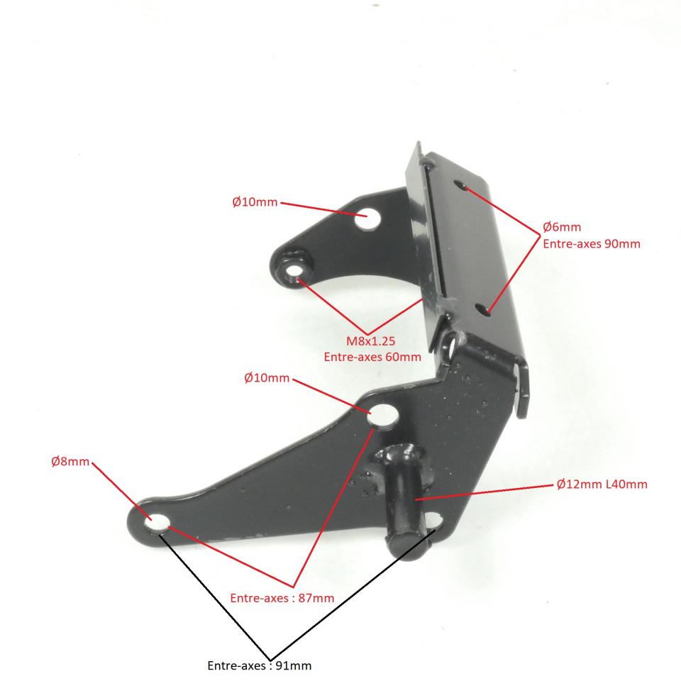 Support Béquille centrale pour scooter Peugeot 50 Looxor 2001 à 2002 742145 Neuf