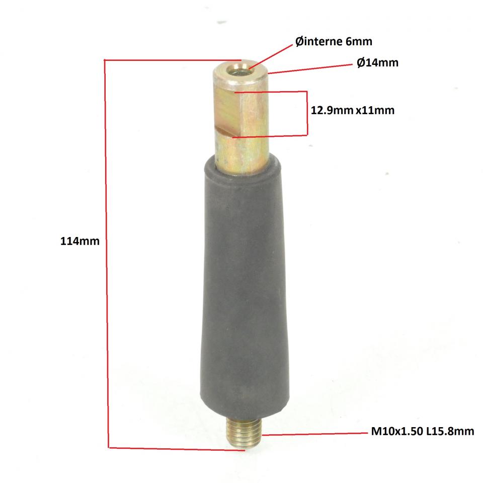 Bras Support souple clignotant pour mobylette Peugeot 103 Fox Pro 2002-05 066467