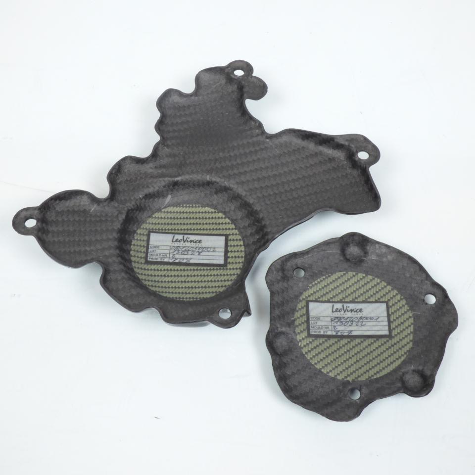 Cache carter allumage carbone Leovince pour moto Triumph 1050 Speed triple 2011-2013