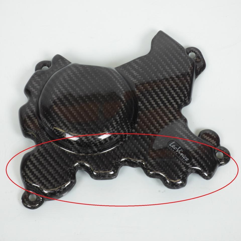 Cache carter allumage carbone Leovince pour moto Triumph 1050 Speed triple 2011-2013