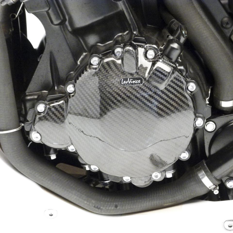 Cache carter alternateur carbone Leovince pour moto Triumph 1050 Speed triple 2011/12
