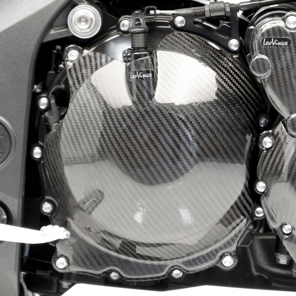 Cache carter embrayage carbone Leovince pour moto Triumph 1050 Speed triple R 2011-12