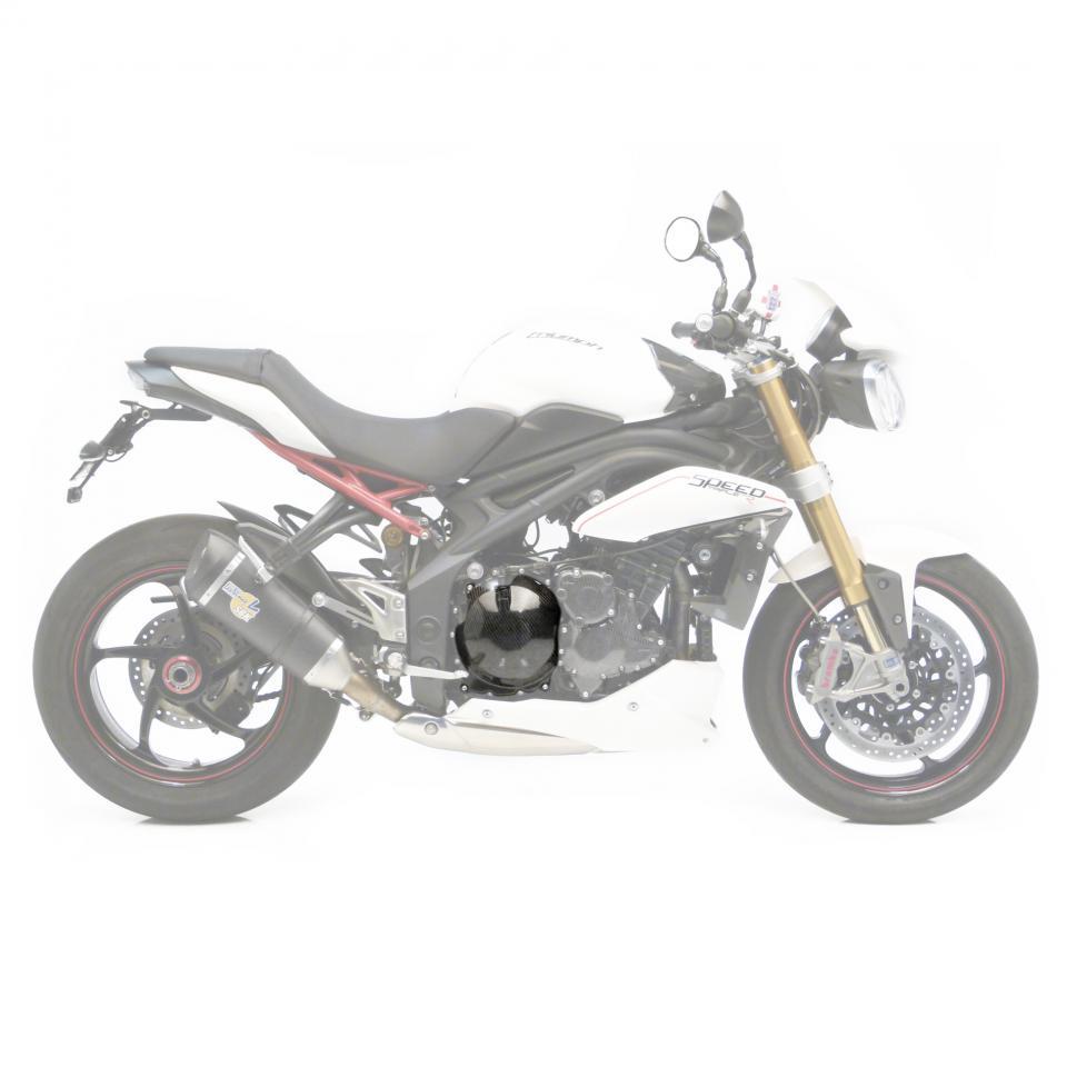 Cache carter embrayage carbone Leovince pour moto Triumph 1050 Speed triple R 2011-12