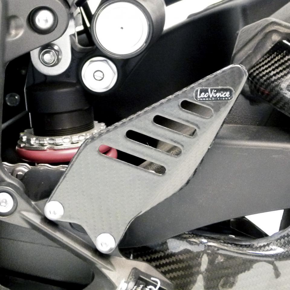 Protection de talon carbone Leovince pour moto Kawasaki 600 Zx-6 R Ninja 2009 à 2013