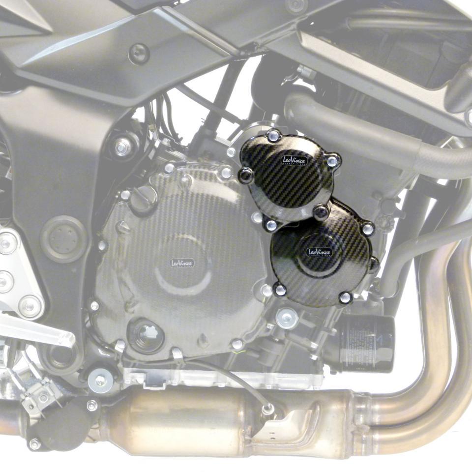 Cache carter allumage carbone Leovince pour moto Suzuki 600 GSR 2006 à 2010 Neuf