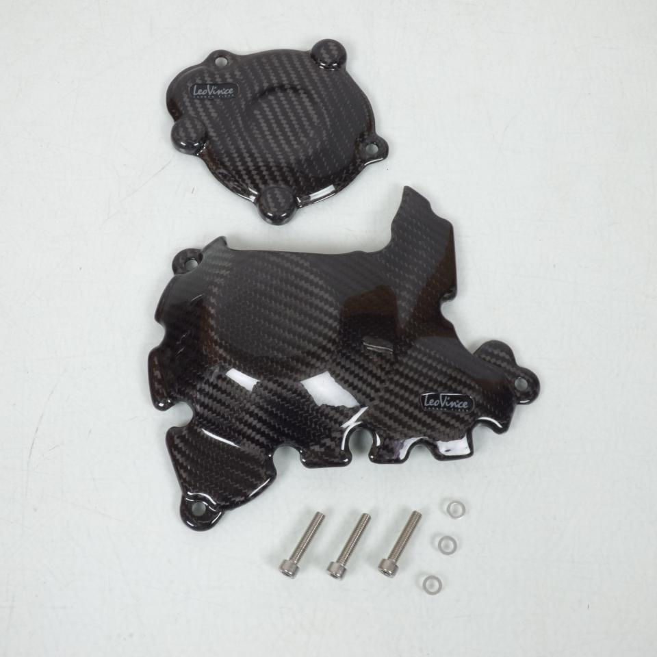 Cache carter allumage carbone Leovince pour moto Triumph 1050 Speed Triple R 2011-12