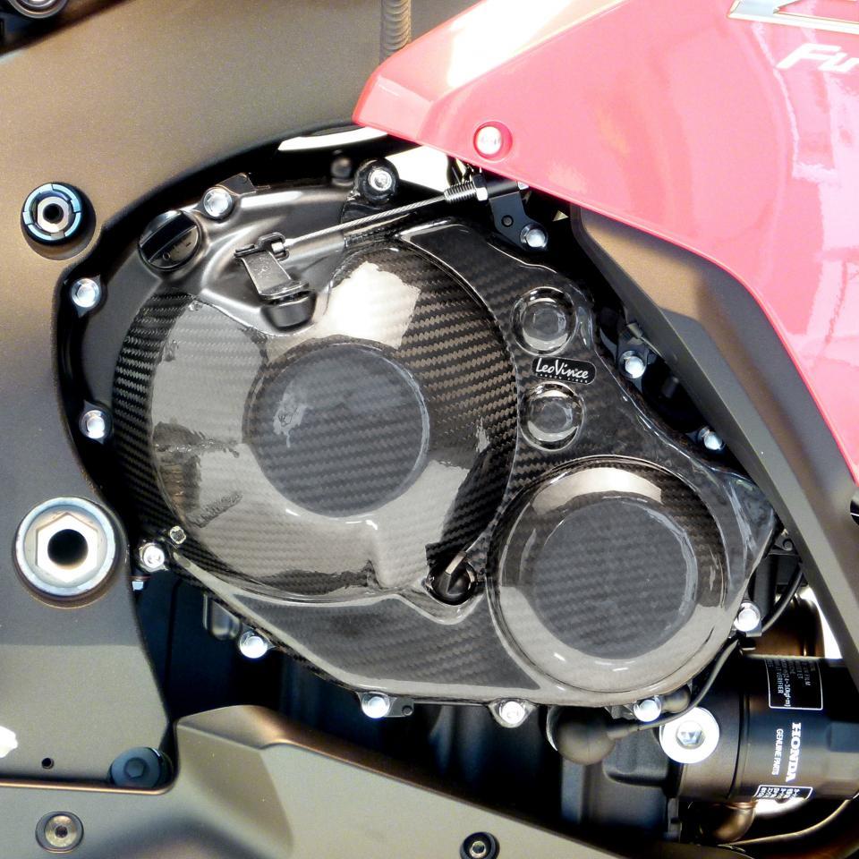 Cache carter embrayage carbone Leovince moto Honda CBR 1000 RR 2008 à 2012 Neuf