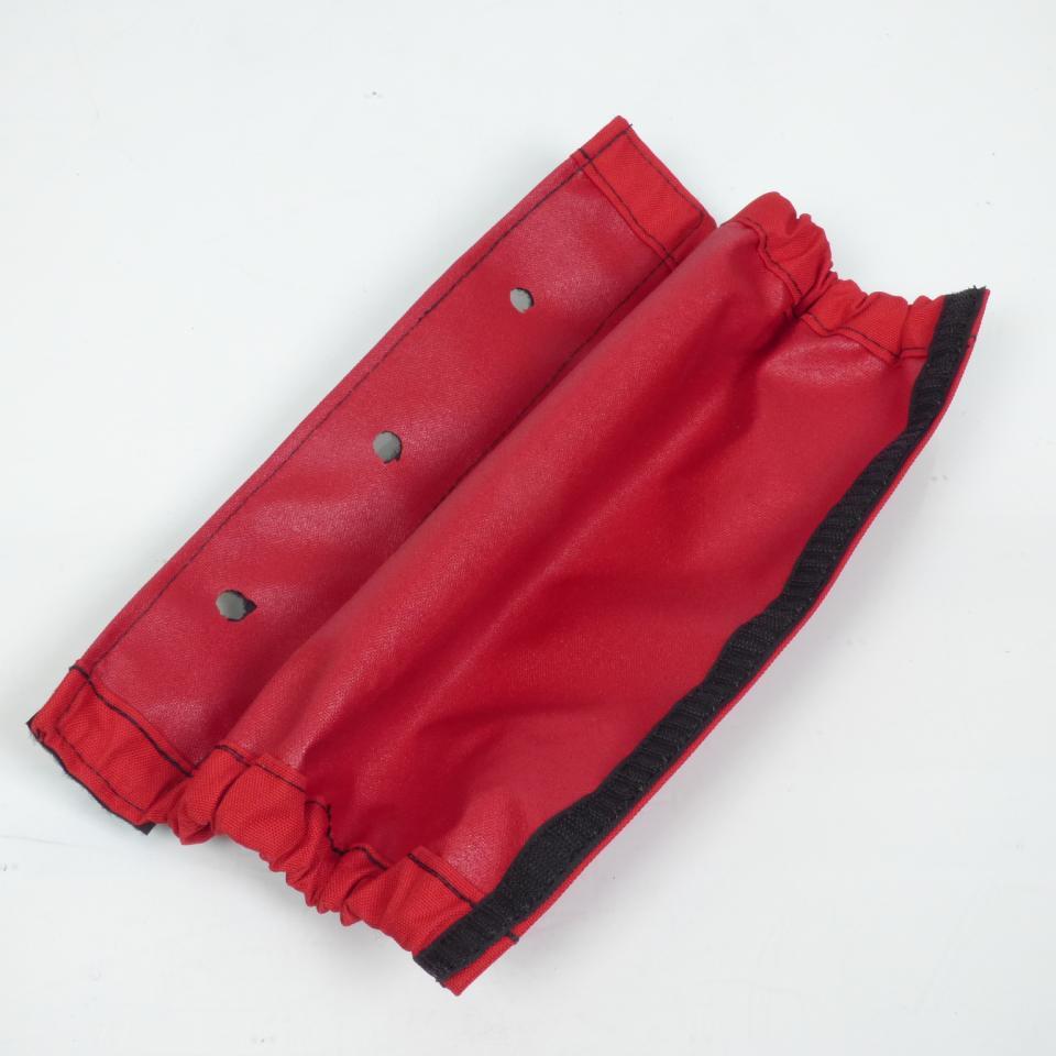 Protection soufflet amortisseur textile rouge Moose pour Quad Long: 298mm Larg: 279mm