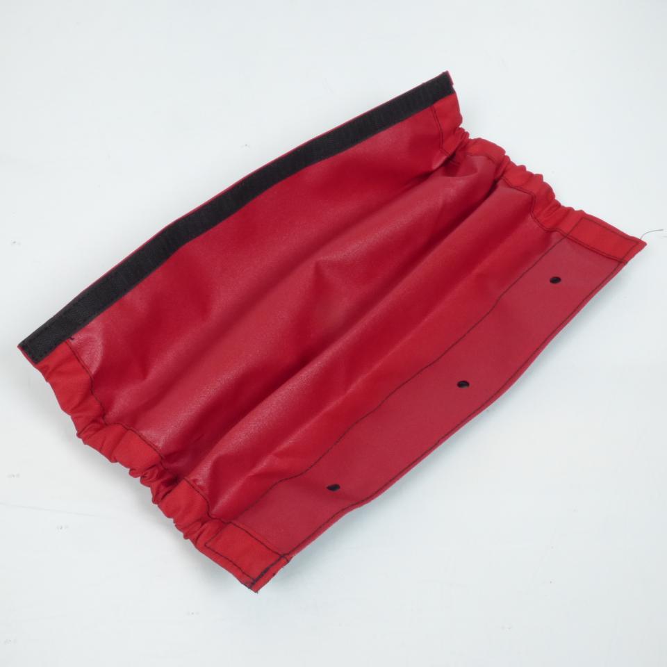 Protection soufflet amortisseur textile rouge Moose pour Quad Long: 374mm Larg: 317mm