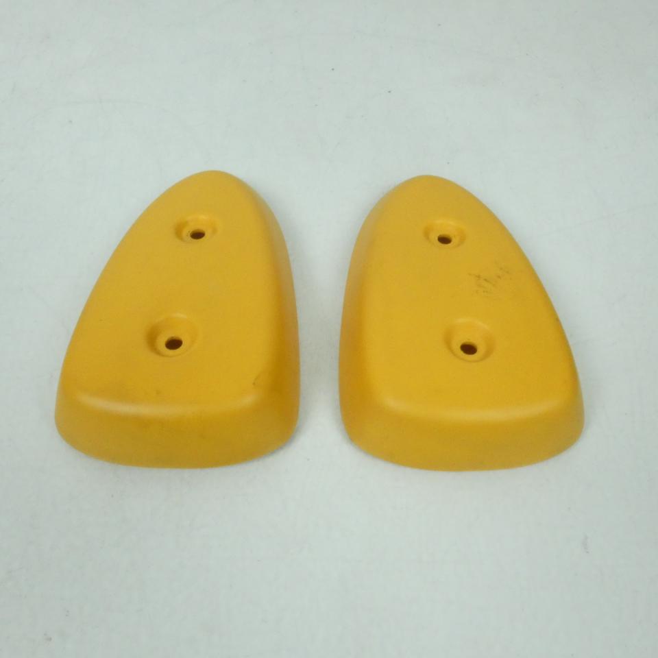 Paire pad protection AV pour scooter MBK 50 Stunt 5JH-F8371 5JH-F8371-50 Jaune