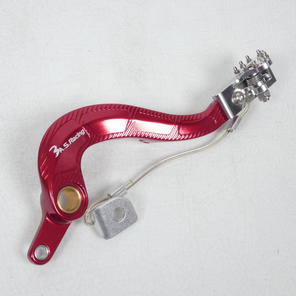 Pédale de frein Rouge Ø15mm 3AS Racing pour moto Yamaha 450 YZ F 2010-11 PDF1010