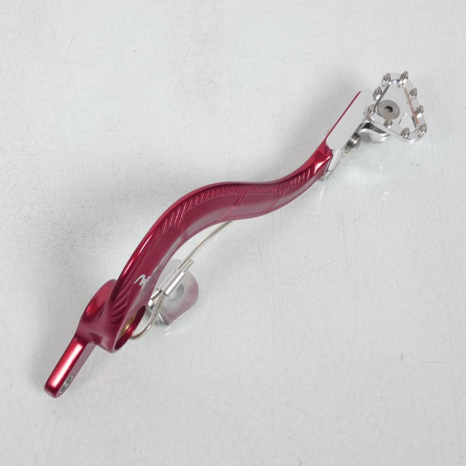 Pédale de frein Rouge Ø15mm 3AS Racing pour moto Yamaha 450 YZ F 2010-11 PDF1010