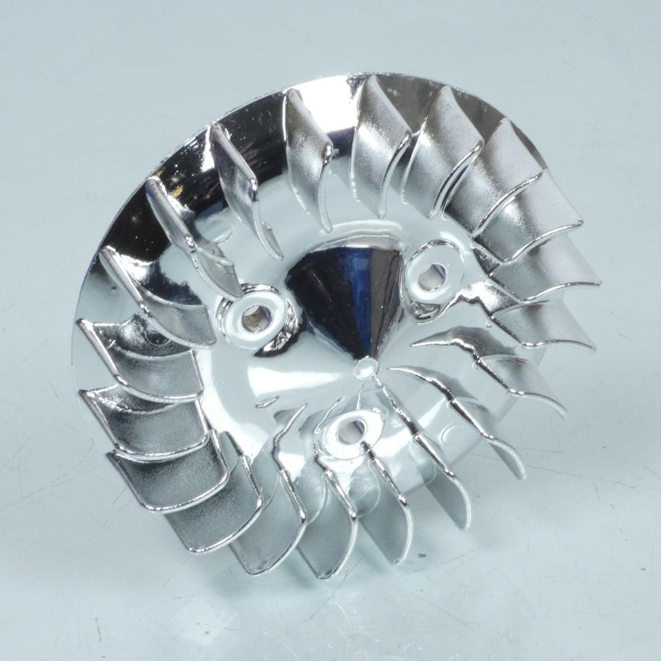 Ventilateur turbine refroidissement allumage chromé pour scooter MBK 50 Booster