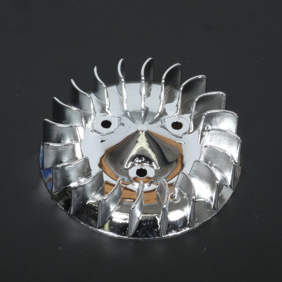 Ventilateur turbine refroidissement allumage chromé pour scooter MBK 50 Booster