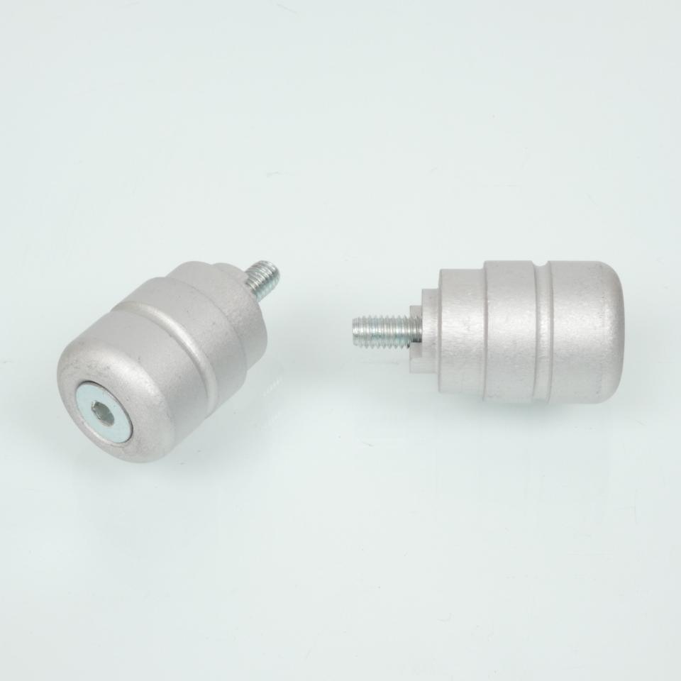 Embout de guidon aluminium gris RMS pour moto scooter Honda montage type origine