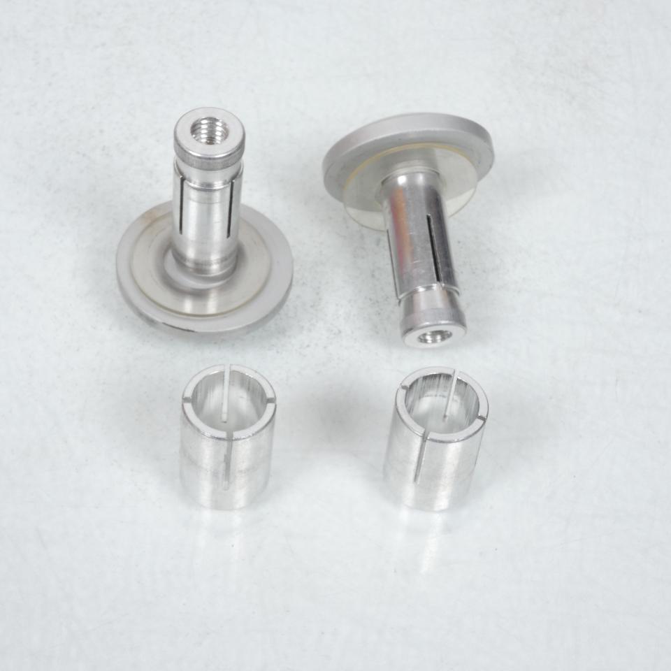 Embout de guidon Gris mat 13mm 17mm BIHR pour moto Neuf
