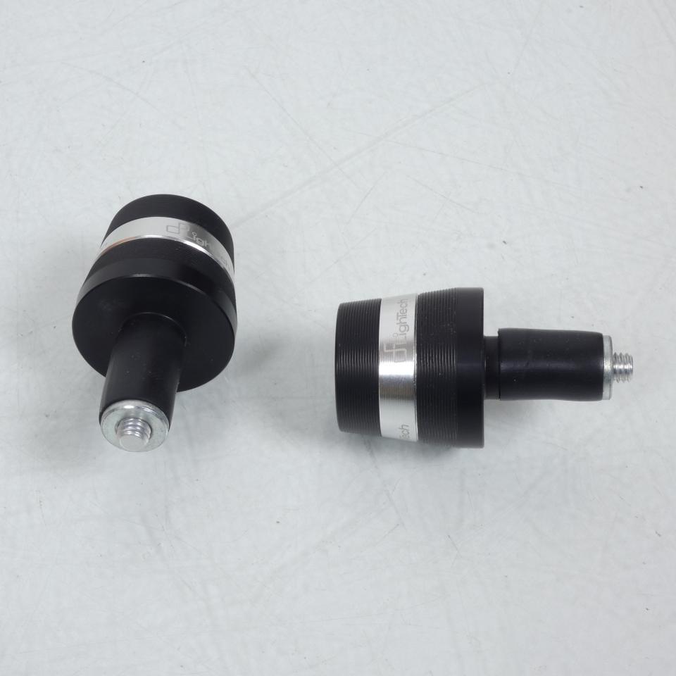 Paire embout guidon noir alu Lightech pour moto Yamaha 900 TDM 2002 à 2008 KTM310NER Neuf