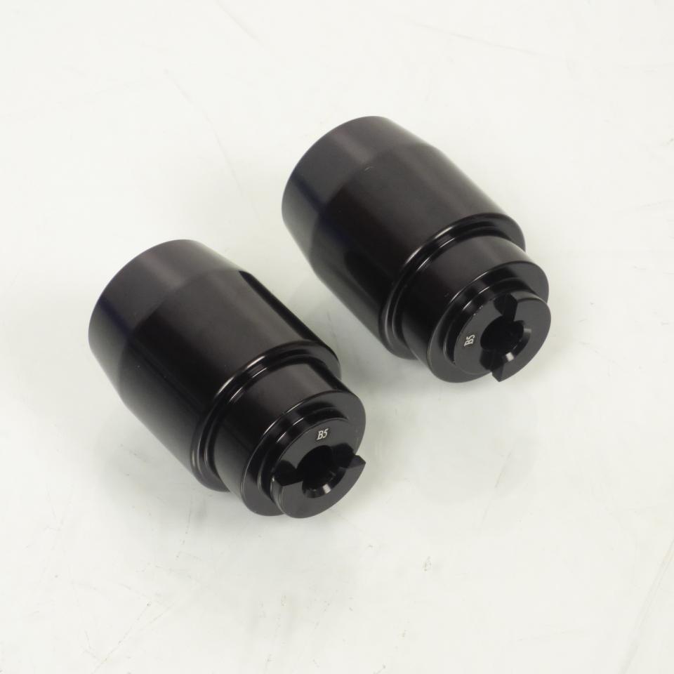 Paire d'embouts de guidon noir Highsider pour moto Honda 161-040 Neuf