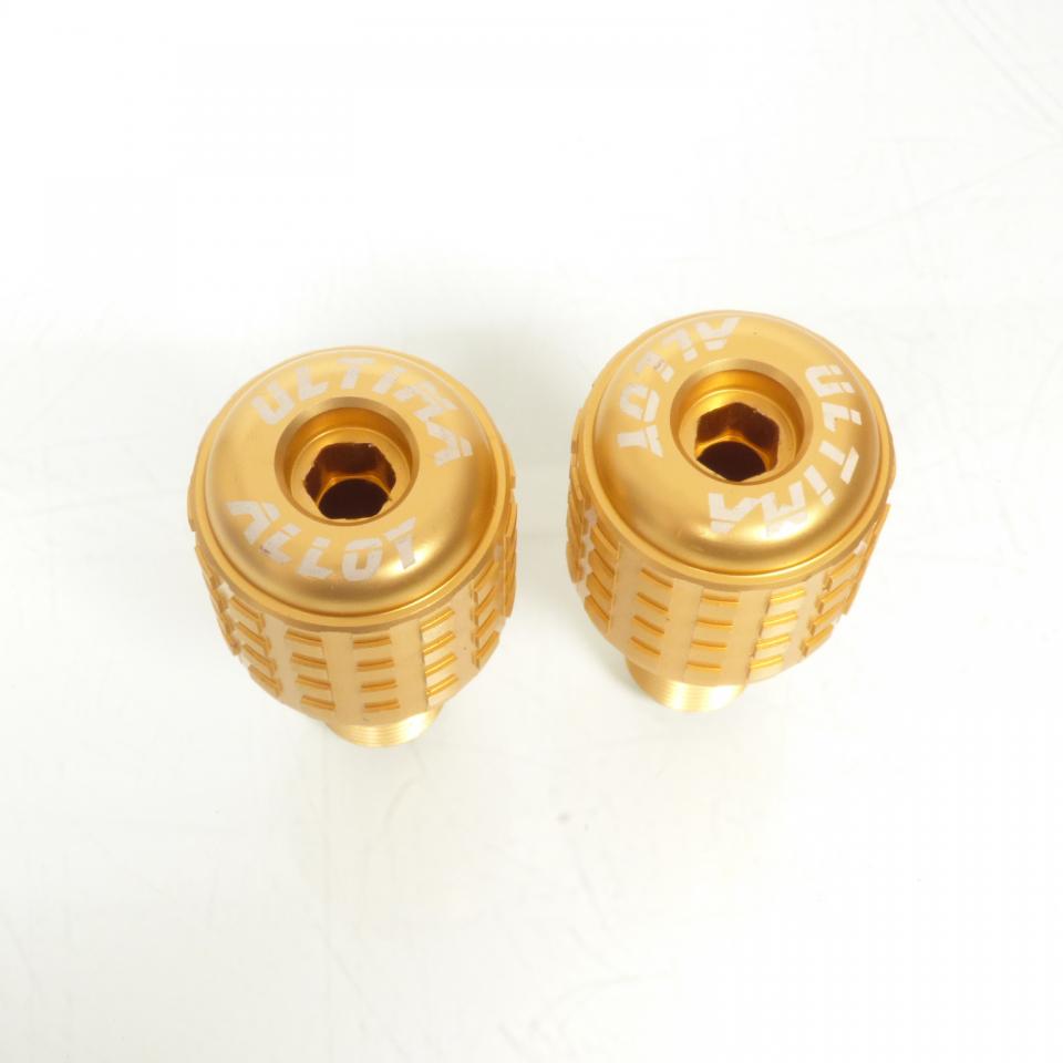 Embout de guidon Alloy Ultima pour moto Yamaha 600 YZF R6 1999 à 2005 aluminium or EGFAR6OR Neuf