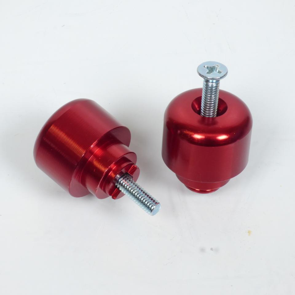 Embout de guidon rouge Distrimoto pour moto Honda 600 CBR 56100R Neuf