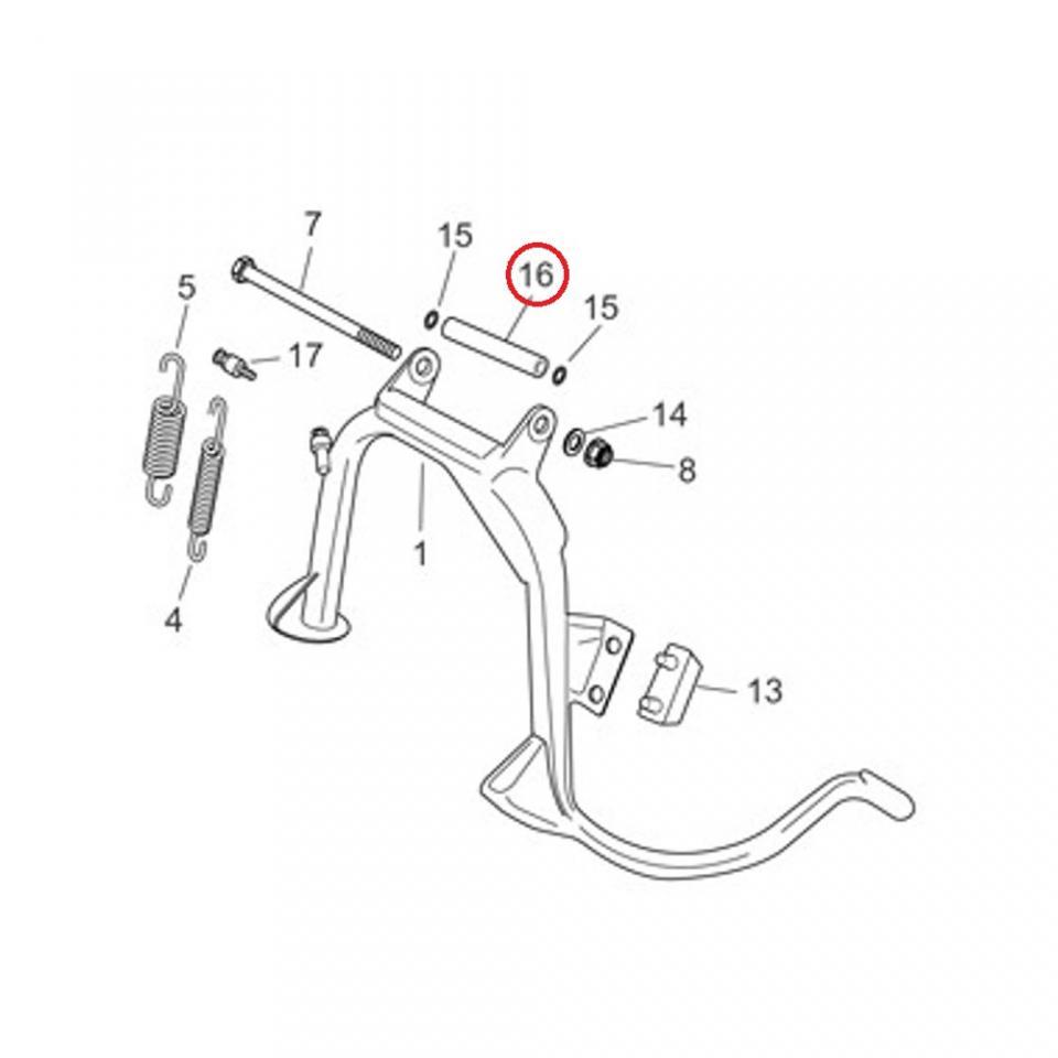 Visserie origine pour scooter Piaggio 125 MP3 2006-2011 582298 Neuf