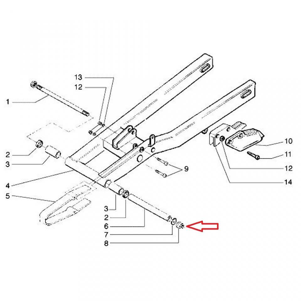 Visserie origine pour Moto Gilera 50 GSM 2000 à 2001 809933 / M12 P125 Neuf