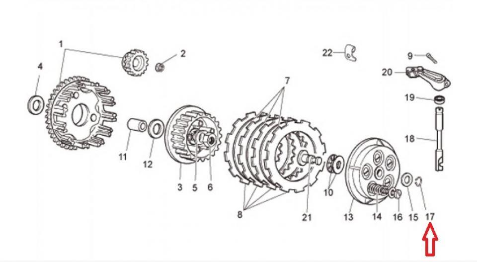 Visserie origine pour Moto Derbi 50 Senda 00000047110 / 9.3x12x1mm Neuf