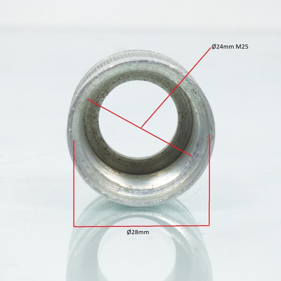 Bague écrou inférieur de bas de fourche pour mobylette MBK 88 Neuf cyclomoteur