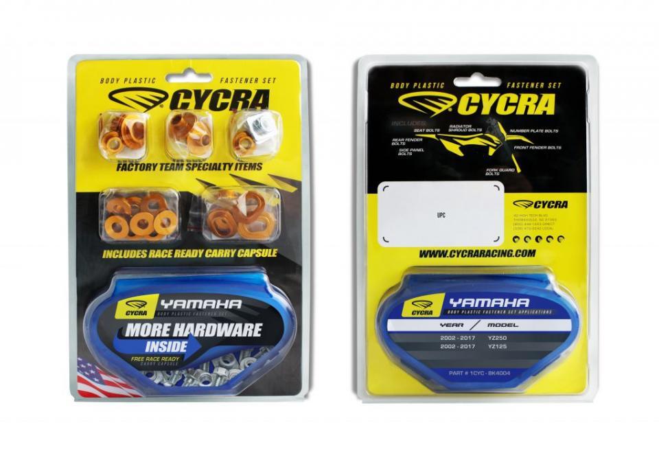 Visserie Cycra pour Moto Yamaha 125 YZ 2002 à 2021 Neuf