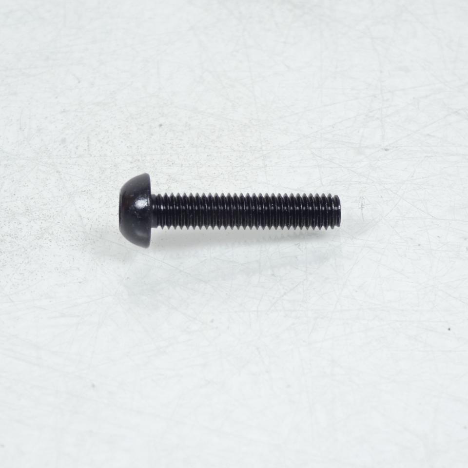 Vis Dôme BTR 5mm M6 pas 100 30mm annodisé Noir 3AS Racing pour moto Neuf