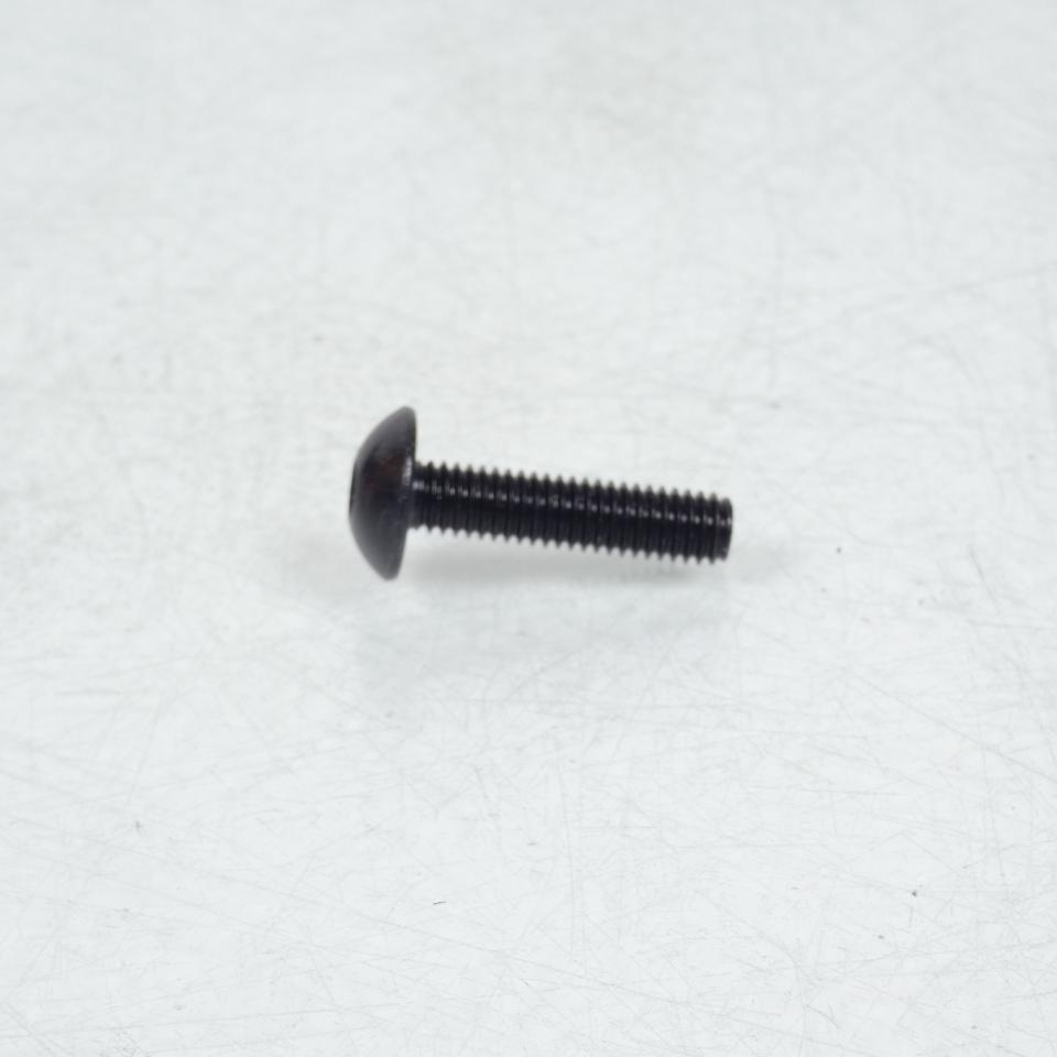 Vis Dôme large BTR 4mm M6 pas 100 25mm annodisé Noir 3AS Racing pour moto Neuf