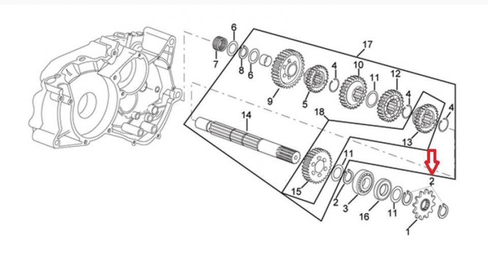 Visserie origine pour Moto Beta 50 RR NC-2017 Neuf