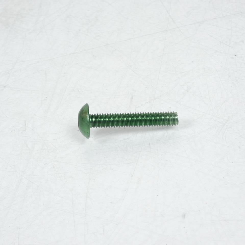Vis Dôme large Vert M6 35mm 3AS Racing pour moto Dôme large Vert M6 35mm Neuf