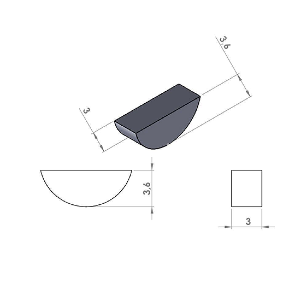 Clavette volant magnétique allumage pour moto Minarelli 50 AM6 Top perf AM00019