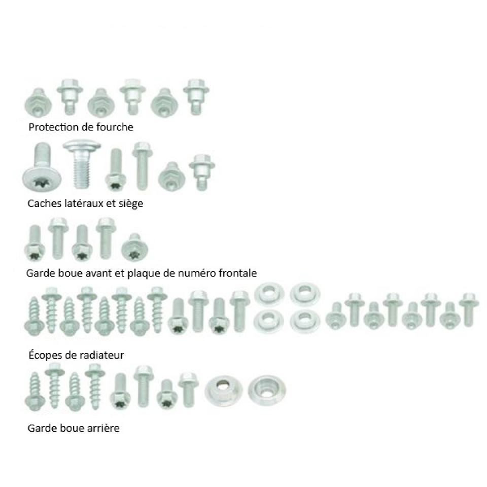 Kit visserie carénage UFO pour moto KTM 250 EXC 2017 à 2018 AC02436 Neuf