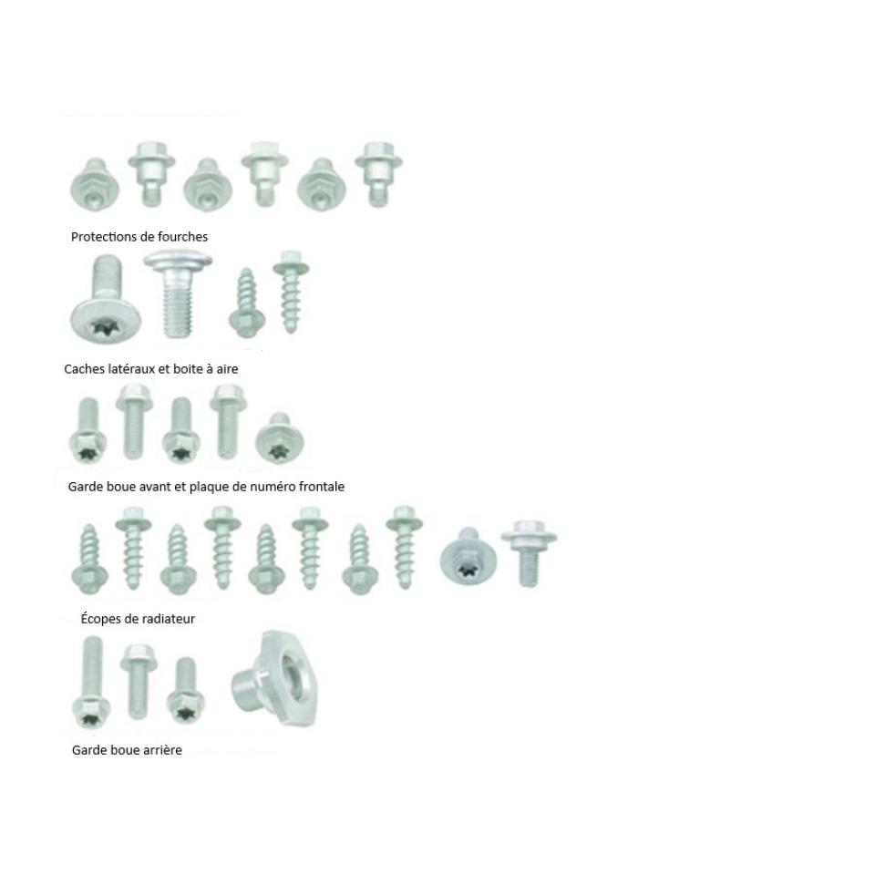 Kit visserie pour carénage UFO pour moto KTM 85 SX 2018 à 2021 AC02439 Neuf