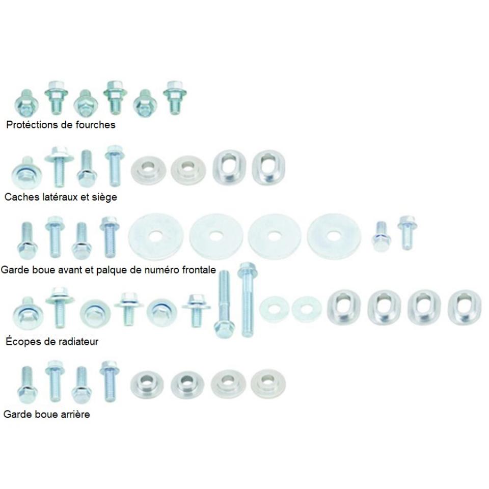 Kit visserie de carénage UFO pour moto Suzuki 250 RM-Z 2019 à 2021 AC02441 Neuf