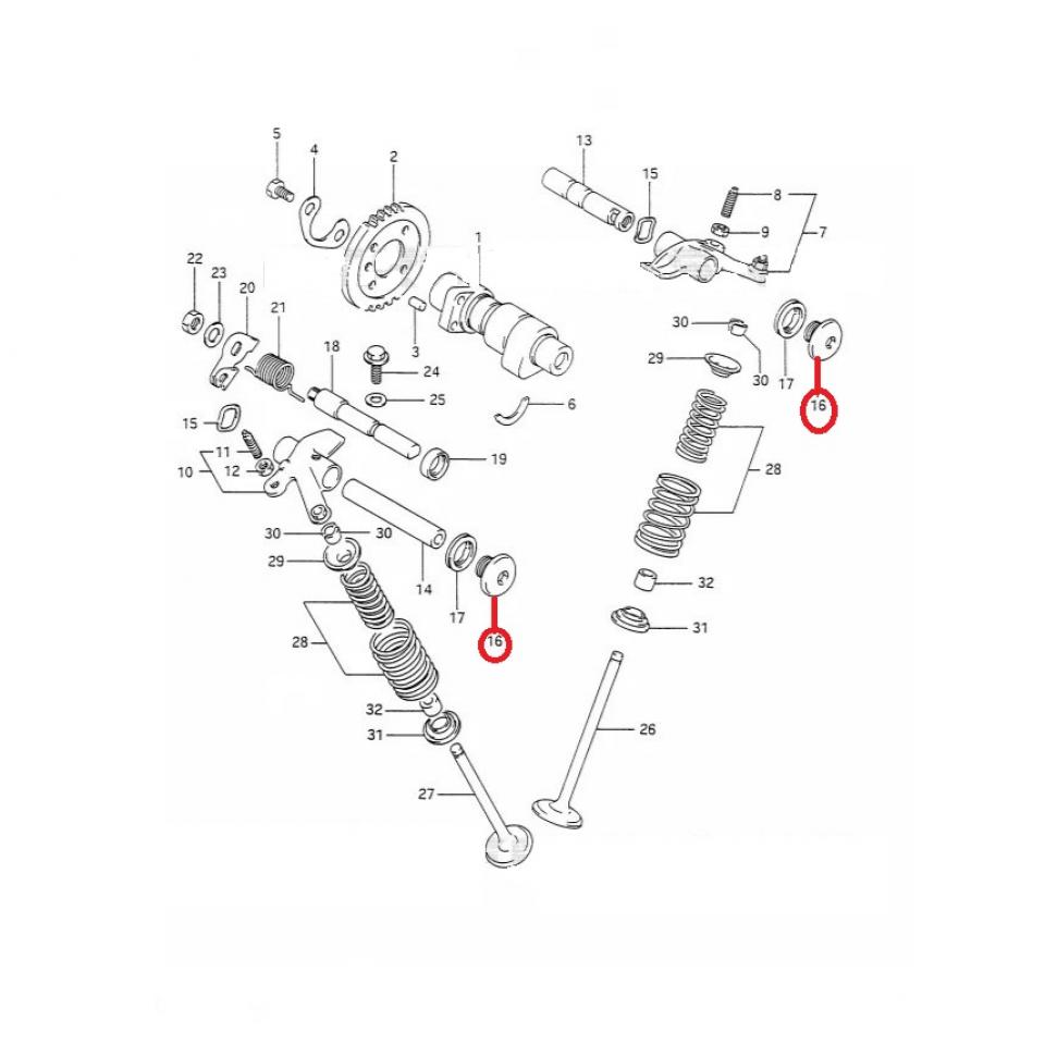 Visserie origine pour moto Suzuki 250 DR 1990 à 1995 09248-14005-000 Neuf