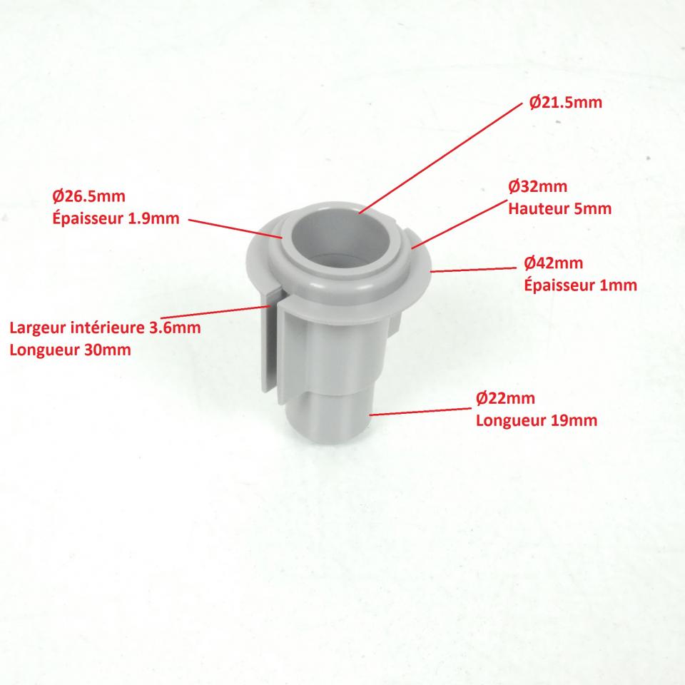 Entretoise bague droite d'axe de pédalier pour mobylette Peugeot 105 706291 Neuf