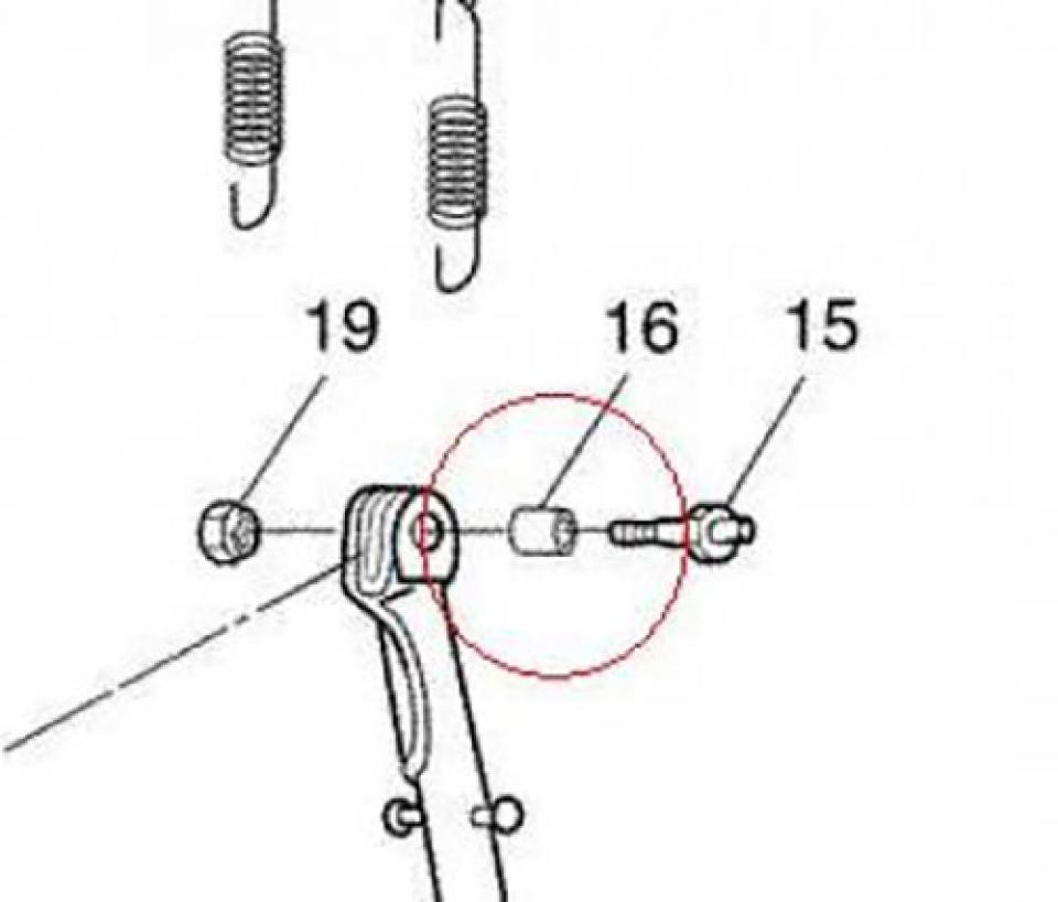 Visserie origine pour Moto Yamaha 50 DTR 1996 à 2003 90387-08884 Neuf