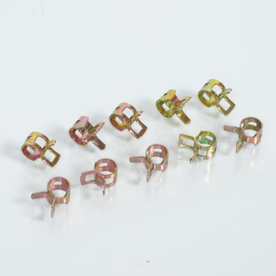 Lot de 10 colliers serrage de durite 7 à 8mm auto pour moto scooter quad neuf