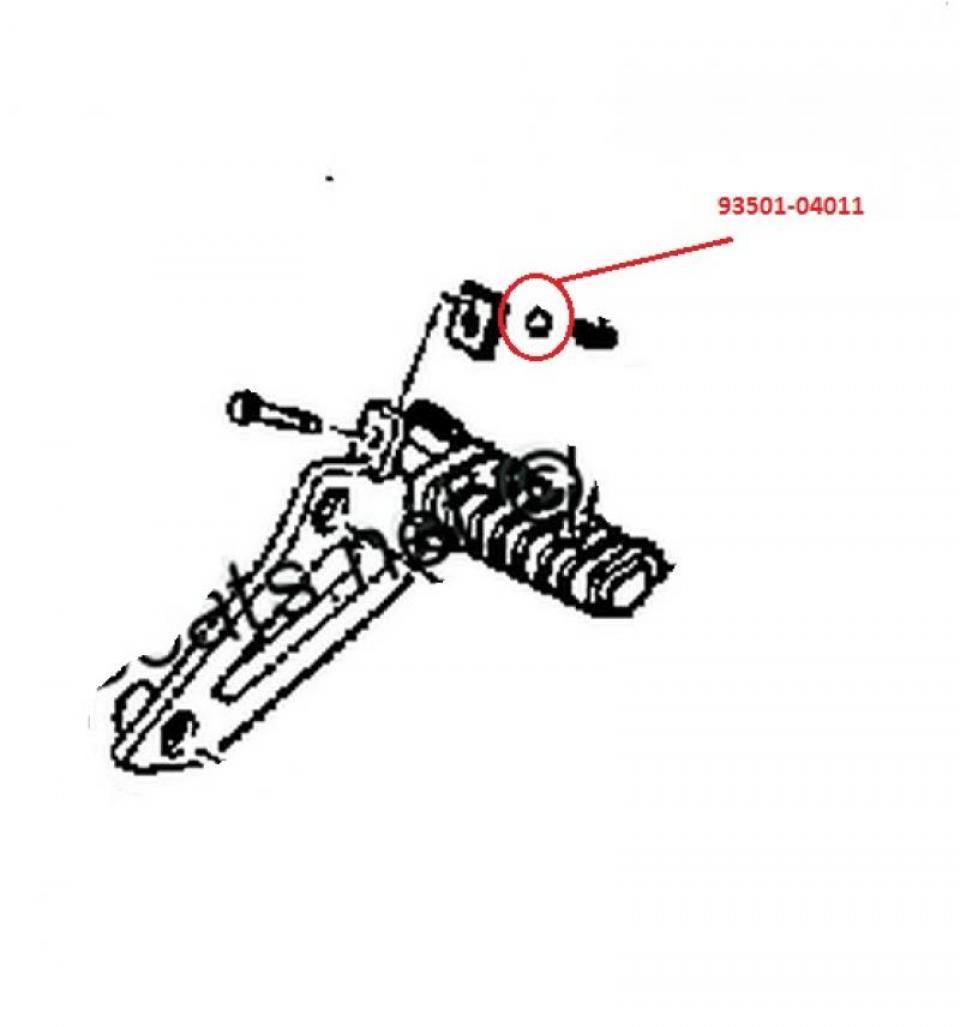 Visserie origine pour Moto Yamaha 125 DT 1974 à 1980 93501-04011-00 Neuf
